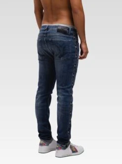 CARLO COLUCCI Herren 5-Pocket-Jeans - Cecco -CARLO Kleidung Geschaft Herren 5 Pocket Jeans Cecco pdstandard 641090 0001 modelback 1