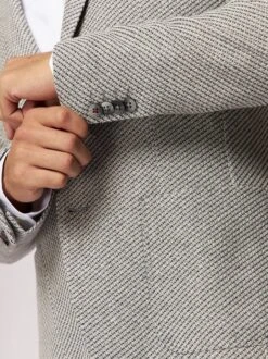 ROY ROBSON Herren Baumwollsakko -CARLO Kleidung Geschaft Herren Baumwollsakko pdstandard 650717 0001 modeldetail 2