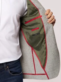 ROY ROBSON Herren Baumwollsakko -CARLO Kleidung Geschaft Herren Baumwollsakko pdstandard 650717 0001 modeldetail 3