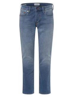 Jack & Jones Herren Jeans - JJIGlenn -CARLO Kleidung Geschaft Herren Jeans JJIGlenn pdstandard 596429 0001 bustfront white 1