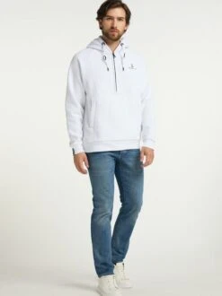 Dreimaster Herren Kapuzenpullover Mit Reißverschluss