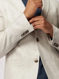 ROY ROBSON Herren Leinensakko -CARLO Kleidung Geschaft Herren Leinensakko pdstandard 664391 0002 modeldetail 3