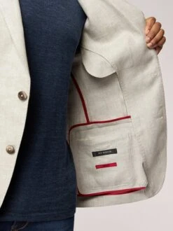 ROY ROBSON Herren Leinensakko -CARLO Kleidung Geschaft Herren Leinensakko pdstandard 664391 0002 modeldetail 4