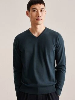 Seidensticker Herren Pullover Schwarze Rose