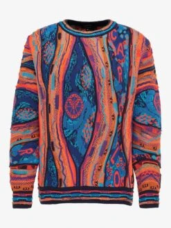 CARLO COLUCCI Herren Rundhalspullover - Cioccoloni -CARLO Kleidung Geschaft Herren Rundhalspullover Cioccoloni pdstandard bust 641291 0001 bustfront 1