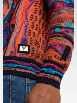 CARLO COLUCCI Herren Rundhalspullover - Cioccoloni -CARLO Kleidung Geschaft Herren Rundhalspullover Cioccoloni pdstandard 641291 0001 modeldetail 1