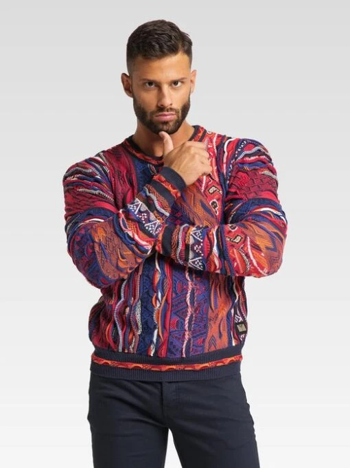 CARLO COLUCCI Herren Strickpullover - Dale -CARLO Kleidung Geschaft Herren Strickpullover Dale pdstandard 648894 0001 modelfront 1